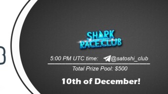 Join the AMA of Satoshi Club x SharkRace. Rewards: 500 USDT, December 10th.