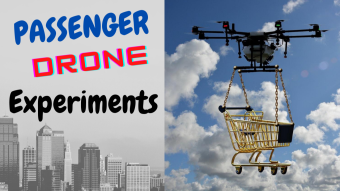 Passenger drone experiments