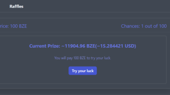 🔥 Last Chance Alert! 11900+ BZE in the BZE Raffle Pot - Ends Tomorrow! ⏳
