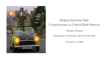 Harvard paper tells central banks: Buy Bitcoin