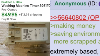 How to Make $80K/Year Selling Used Appliance Parts | 4chan greentext