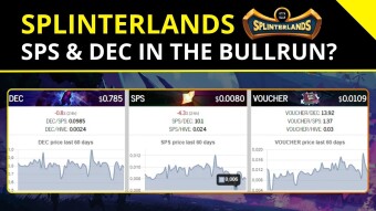Splinterlands 🐉| How are the Tokens doing during the Bullrun?