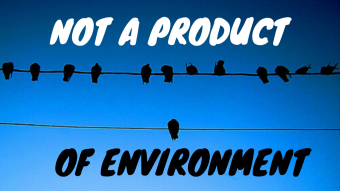 You Are Not A Product Of Your Environment