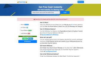 Home-Cash.work is a fake