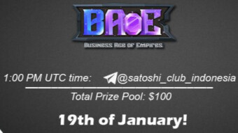 BAoE – Business Age Of Empires Indonesia x Satoshi Club AMA Recap from the 19th of January