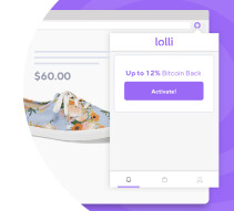 Lolli, earn BTC while you shop!