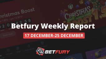 BetFury Weekly Report 18.12–25.12
