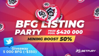 BFG token listing is finally happening