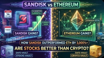 How SanDisk Outperformed Ethereum by 3,000%+ in 14 Months: Are Stocks Better Than Crypto?