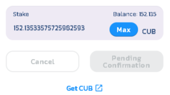 A Very Profitable Mistake and CUB Staking