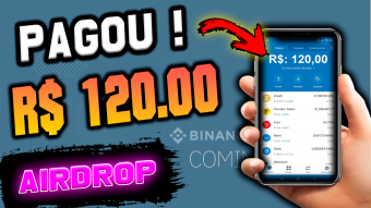 PAID R $: 120.00 IN 4 MINUTES ALREADY AVAILABLE FOR WITHDRAWAL! AIRDROP BINANCE
