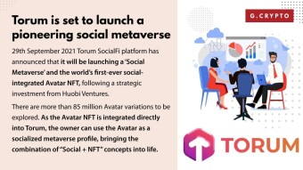 Torum to Make Social Metaverses a Reality With Avatar NFTs