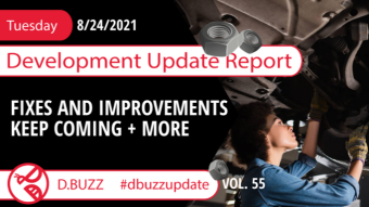 Weekly Development Updates for D.Buzz - Today : Fixes and Improvements Keep Coming