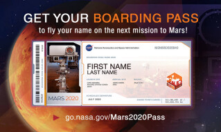 NEWS from NASA: You can send your name to Mars