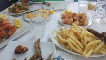 Foodbook #322 fish fantasy at local restaurant