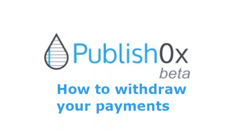 How to Withdraw Publish0x payments! Publish0xTutorials