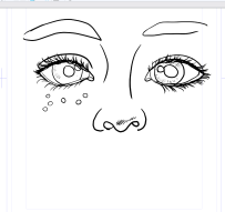 Cute Girls Face (Original Drawing)