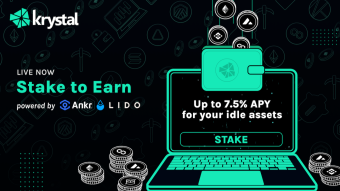 Krystal Brings You MORE Earning Opportunities For Your Idle Funds (Liquid Staking)