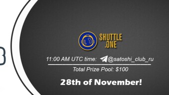 Join the AMA of Satoshi Club x ShuttleOne Russian. Rewards: 100 USDT, November 28th.