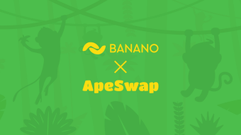 Wrapped BANANO (wBAN) is now Live on Binance Smart Chain and ApeSwap!