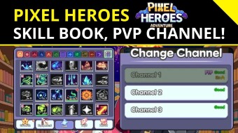 Pixel Heroes ⚔️| New PVP Channel, Skill Book System Changes & Premium Box X RON