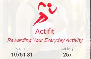 Actifit Data for half the Year