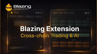 Trade crypto faster with the Blazing browser extension
