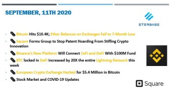 🗞 Daily Crypto News, September, 11th💰