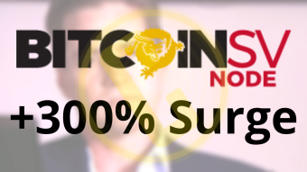 Bitcoin SV Satoshi Vision Make Higher High of +300% Craig Wright Rumors