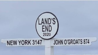Reaching the Land's End (England)
