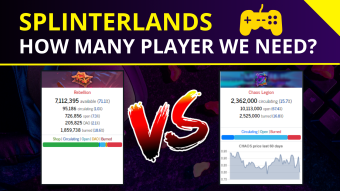 Splinterlands 🎯| How many Players we Need? 🎮 [EN/PT-BR]