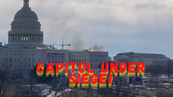Explosion At The Capitol Building Washington DC