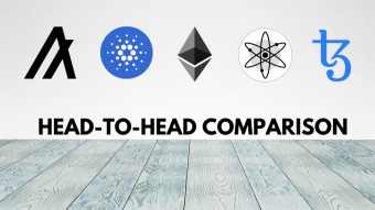 Comparing 5 Top Smartcontract Cryptocurrencies: Algorand, Cardano, Cosmos, Ethereum & Tezos