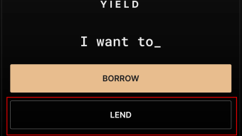 Lending Your Funds on Yield Credit 