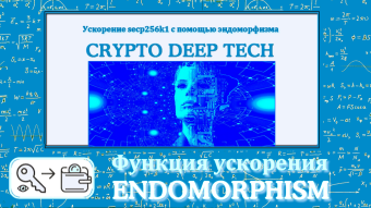 Speed ​​up secp256k1 with endomorphism