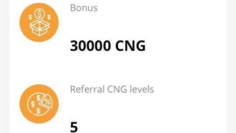 🔥🔥 [HOT] Participate in Airdrop CNG CASINO on Coinsbit Exchange receive 30000 CNG tokens ($ 300) - 5-level Referal (100% of food) 🔥🔥
