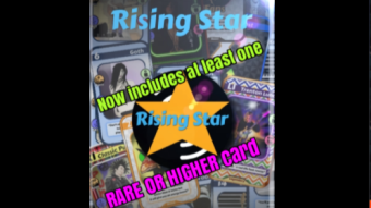 I purchased my First rising star Booster pack