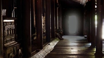 Myanmar (Burma) - Bagaya Kyaung Monastery light, shade, silence, peace - my journey through Asia