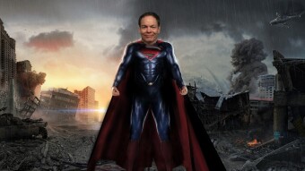 "Oh, thank goodness I bought Bitcoin every day, because now I'm the only soluble person in my neighborhood, everyone else went bankrupt."  interview to  Max Keiser part 1