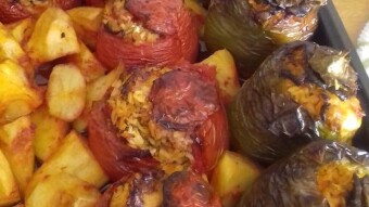 Foodbook #405 Greek Stuffed Vegetables - Gemista