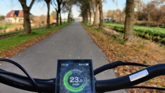 Bike riding between Rijswijk and Kralingen