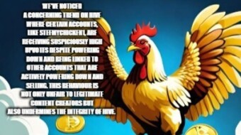 The Hive community has been plagued by a rise in spam accounts sharing stolen content. Many of these accounts appear to be linked to a single super farm that we've exposed @memesandstuff superfarm and we believe a prominent whale may be behind it