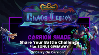 "Carry On Carrion!" Splinterlands Share Your Battle Challenge CARRION SHADE (Plus Giveaway!)