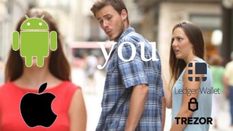 in 2020 It doesn't matter if you have an Android or an iPhone your crypto is at risk