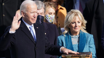 Satire: Newly elected President Joe Biden promises a return to business as usual in inaugural speech