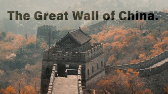 The Great Wall of China || #1 WOMD