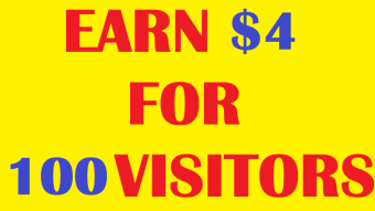 This is how you earn $4 for 100 visitors to your link