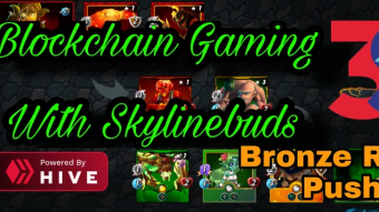 Blockchain Gaming With Skylinebuds - Bronze league Push top 300 Made