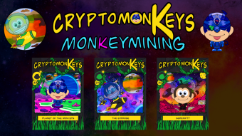 Free BANANO NFTs: cryptomonKeys Update #21: monKeymining Update (Earn NFTs by Playing Alien Worlds!)