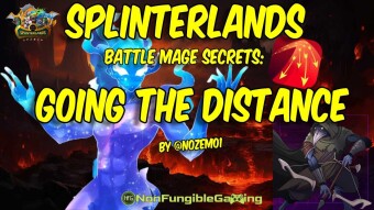 Splinterlands - Battle Mage Secrets: Going the Distance, using speed to my advantage!
